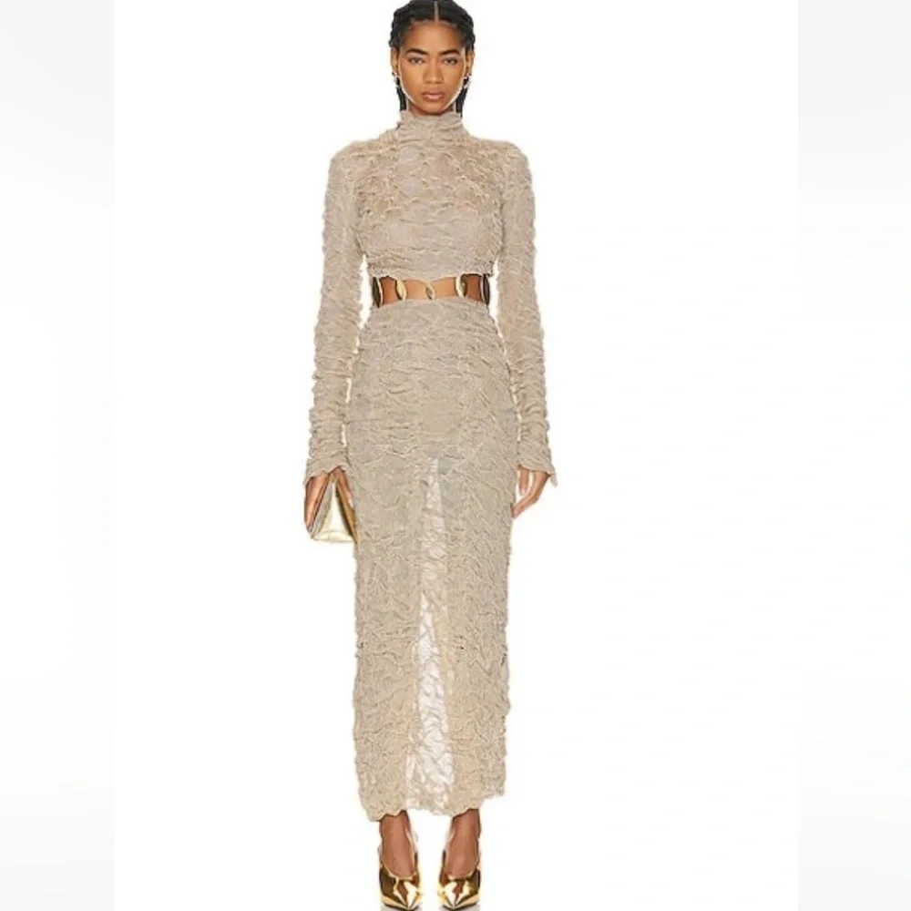 Simkhai Karissa metallic gown - NWT- size small - Picture 16 of 16